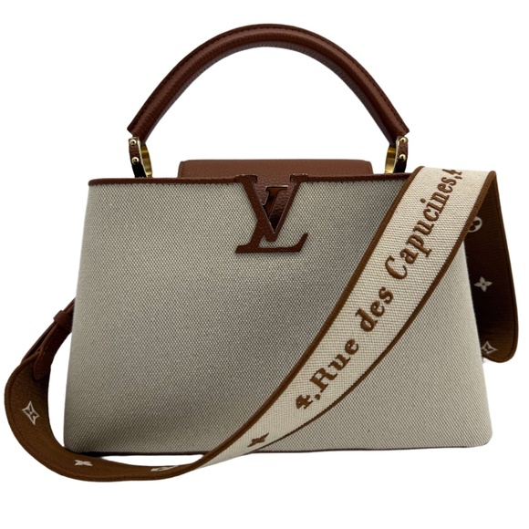 Louis Vuitton Canvas Taurillon Capucines MM – Caramel - Picture 1 of 10